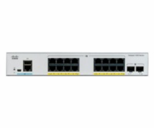 Cisco Catalyst C1000-16P-E-2G-L, 16x10/100/1000, 2xSFP, P...