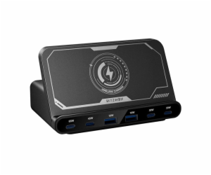 Blitzwolf BW-S27 160W, 2xUSB-A, 4xUSB-C, 15W wireless cha...