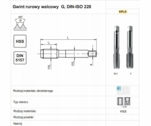 Fanar ZÁVIT G 2 NGRA/2 DIN-5157 HSS.