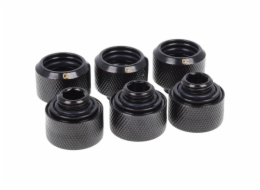 Eiszapfen 16mm HardTube Anschraubtülle G1/4, Schrauben-Set