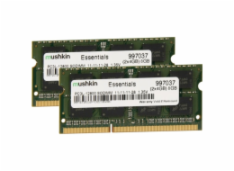 Duální sada Mushkin SO-DIMM 8 GB DDR3-1600 (2x 4 GB), RAM