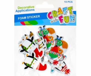 Craft with Fun ORNAMENT BN EVA ANIMAL SPRZYL 10KS CF PBH ...