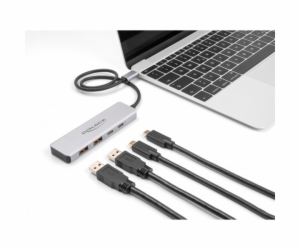 Rozbočovač USB 10 Gb/s USB Type-C s 2 x USB Type-A a 2 x ...