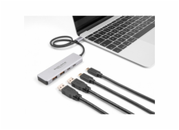 Rozbočovač USB 10 Gb/s USB Type-C s 2 x USB Type-A a 2 x USB Type-C, USB hub