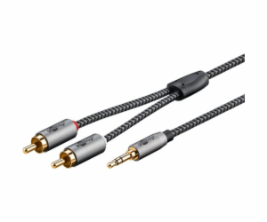 audio adaptérový kabel goobay Plus AUX 3,5mm jack > stere...