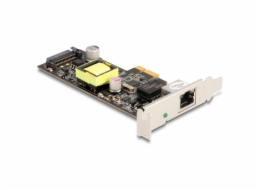 DeLOCK PCI Express x1 karta na 1 x 2,5 Gigabit LAN PoE+, LAN adaptér