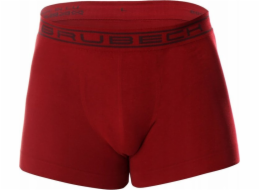 Brubeck BX10050A Pánské boxerky COMFORT COTTON tmavě červené M