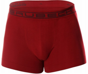 Brubeck BX10050A Pánské boxerky COMFORT COTTON tmavě červ...