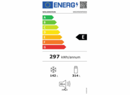 Wolkenstein WKG456ENFDDIX kombinace lednice s mrazničkou 273l+142l tmavý nerez