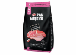 PAN MIĘSKO Veal with quail L puppy - suché krmivo pro psy - 20kg