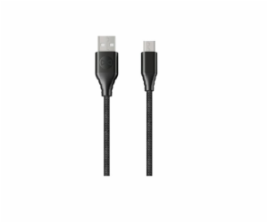 Datový kabel Forever Core USB/microUSB 1,5m 3A textilní č...