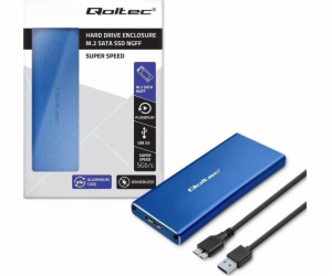 Qoltec 51832 Kryt | M.2 SSD disk | SATA | NGFF| USB 3.0 |...