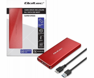 Qoltec 51831 Kryt | M.2 SSD disk | SATA | NGFF| USB 3.0 |...