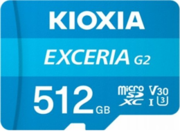 Kioxia LMEX2L512GG2 paměťová karta 512 GB MicroSDHC UHS-III Třída 10