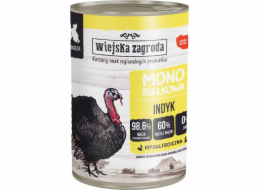 WIEJSKA ZAGRODA Monoproteinový Krůtí - mokré krmivo pro koťata - 400g