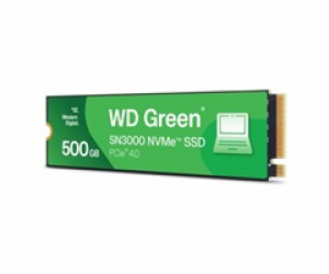 WD GREEN SSD 500GB SN3000, PCIe Gen4x4, M.2 2280, (R:5000...