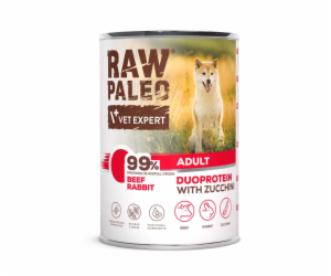 RAW PALEO Duoprotein Beef & Rabbit Adult - vlhké krmivo p...