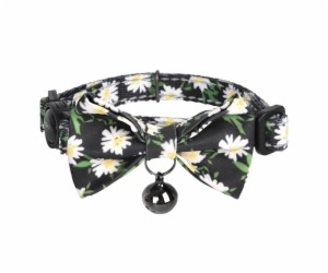 Collar set Dogness for cats 2 pcs (Daisy Black/Waterproof...