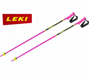 Leki  STICKS RACING KIDS růžová/žlutá 100