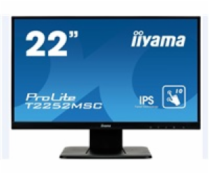 22" LCD iiyama T2252MSC-B1 -IPS, FullHD, repro, VGA, HDMI...