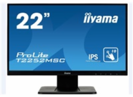 22" LCD iiyama T2252MSC-B1 -IPS, FullHD, repro, VGA, HDMI, DisplayPort, USB, kapacitní multidotykový