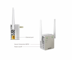 NETGEAR EX6120 - Wi-Fi extender - Wi-Fi 5 - 2.4 GHz, 5 GHz