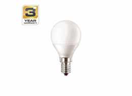 Žárovka, STANDART, LED, P45, 4,9W, E14, 2700K, 470lm, mat.