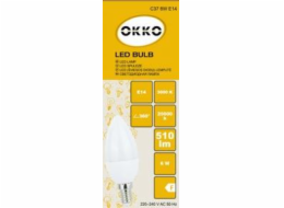 LED žárovka OKKO, B38, E14, 5,5 W, 470 lm, 3000 K