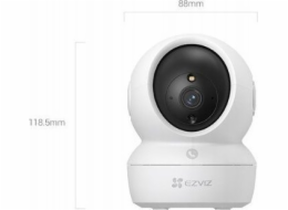 EZVIZ IP kamera H6C Pro 5MP/ vnitřní/ Wi-Fi/ 5Mpix/ objektiv 4mm/ H.265/ IR přísvit až 10m/ bílá