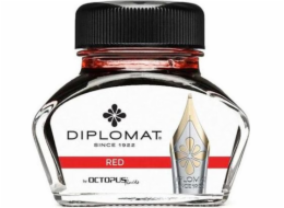 Diplomat Diplo Octopus inkoust 30 ml skleněný červený