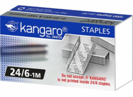 Kangaro Staples KANGARO, No. 24/6-1M, 1000 ks.