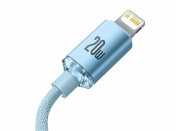 Baseus USB-C – Lightning USB kabel 1,2 m světle modrý (BSU3637)