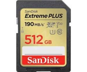 SanDisk SDXC karta 512GB Extreme PLUS (R 190 MB/s  W130 M...