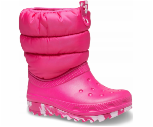 Crocs Crocs Classic Neo Puff Boot Toddler 207683-6X0 Růžo...