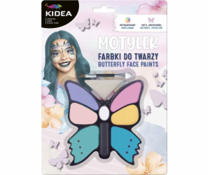 Derform Face maluje 8 barev s doplňky Butterfly