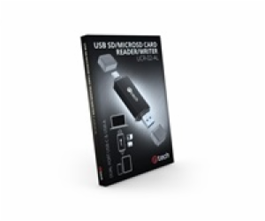 C-TECH čtečka karet UCR-02-AL, USB 3.0 TYPE A/ TYPE C, SD...