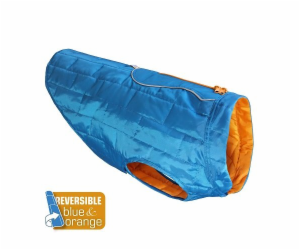 Kurgo® Loft Nepromokavá bunda pro psy Blue/Orange XL