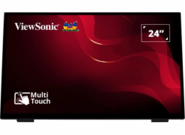 ViewSonic TD2465 / 24"/ Touch/ VA / 16:9/ 1920x1080/ 7ms/ 250cd/m2/ DP/ HDMI/ VGA/ USB/ Repro