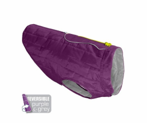 Kurgo® Loft Nepromokavá bunda pro psy Deep Violet/Grey XS