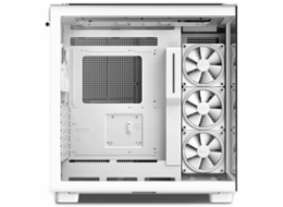 NZXT skříň H9 Elite dvoukomorová ATX / 3xRGB 120 mm / 1x 120mm fan / prosklená / RGB&fan controler / bílá