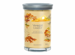 Svíčka ve skleněném válci Yankee Candle, Podzimní západ slunce, 567 g