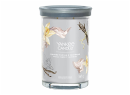 Svíčka ve skleněném válci Yankee Candle, Kouřová vanilka a kašmír, 567 g