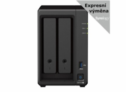 Synology DS723+ DiskStation (2C/RyzenR1600/2,6-3,1GHz/2GBRAM/2xSATA/2xM.2/1xUSB3.2/2xGbE/1xPCIe)