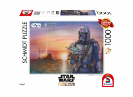 Thomas Kinkade Studios: Star Wars The Mandalorian - Nový směr, Puzzle