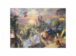 Thomas Kinkade Studios: Disney - Beauty and the Beast in der Nostalgie Metalldose, Puzzle