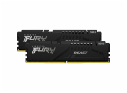 Paměť Kingston Fury Beast, DDR5, 16 GB, 5200 MHz, CL36 (KF552C36BBEK2-16)