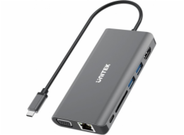 Unitek D1019B USB-C Hub 8W1 USB-C 3.1 PD 100W D1019B