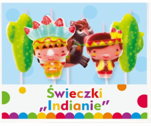 GoDan PIKER SVÍČKY INDIANS 5KS PF-SPID