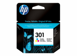 HP 301 - 3 ml - barva (azurová, purpurová, žlutá) - originální - blistr - inkoustová cartridge - pro HP DeskJet 1000, 1010, 1050 AiO, 1050A AiO, 1510 AiO, 2000, 2050 AiO, 2050A AiO, 2510 AiO, 2540 AiO