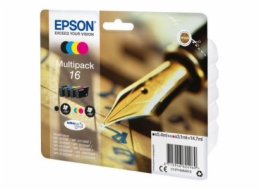 Epson 16 Multipack - 4-balení - černá, žlutá, azurová, purpurová - originální - blistr s RF / akustickým alarmem - inkoustová cartridge - pro WorkForce WF-2010, 2510, 2520, 2530, 2540, 2630, 2650, 266